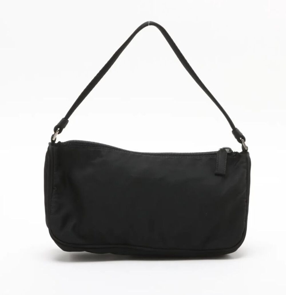 Prada tessuto nylon baguette bag vintage 1990s-2000s black - Picture 11 of 11